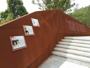 达拉特耐候钢挡土墙